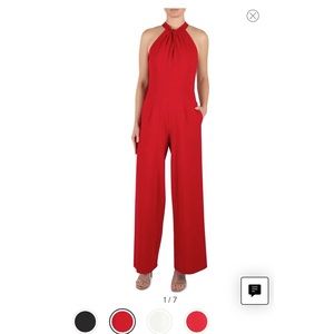 Julia Jordan Red Jumpsuit